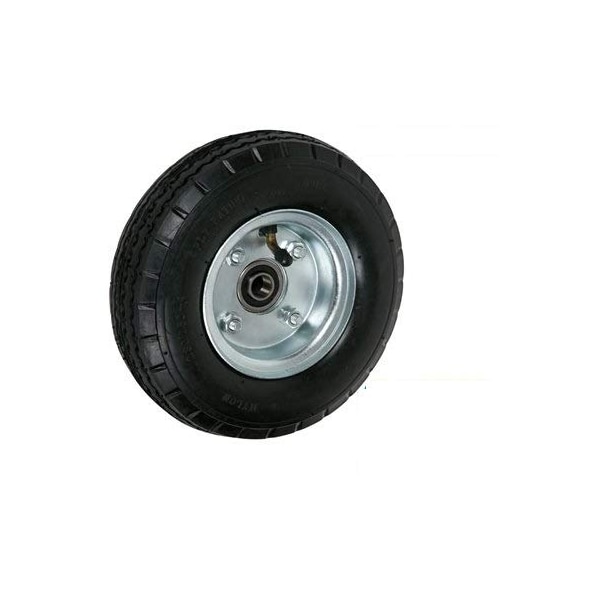 8"x2.5", 2-1/4" Offset HUB Flat Free Hand Truck Wheel, 450 LB Cap